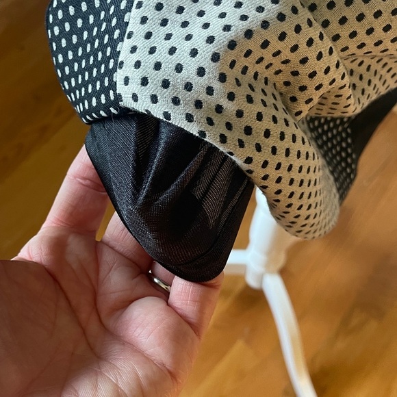 Anthropologie Black and White Patterned Mini Dress - Picture 5 of 9